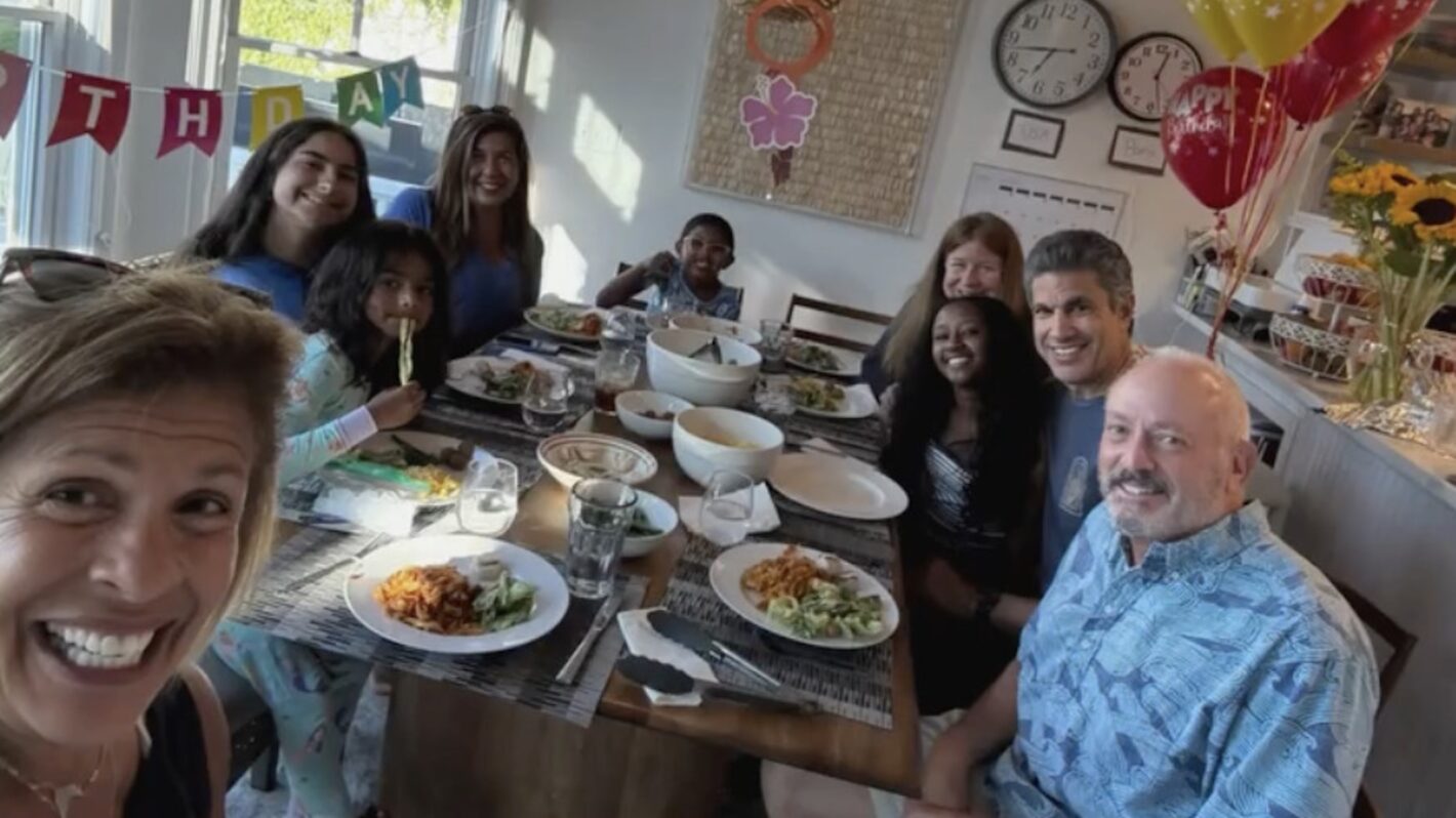 Hoda Kotb celebrates 61st birthday with family and ex Joel Schiffman, Instagram August 9, 2025.
