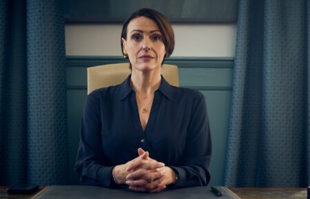 The Hostage. Suranne Jones as Abigail in Episode 2 of The Hostage. Cr. Des Willie/Netflix © 2025