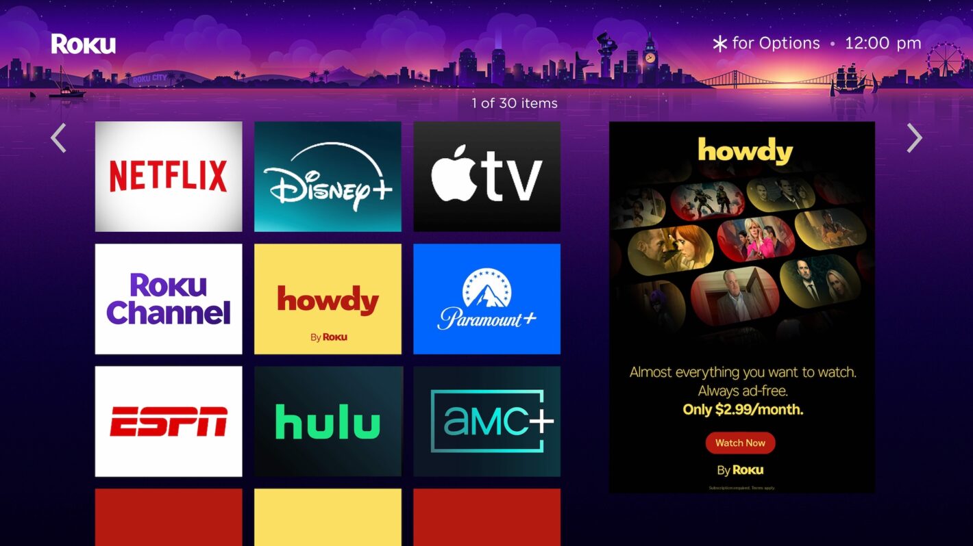 Roku Launches Howdy, a $2.99 Monthly Streaming Service