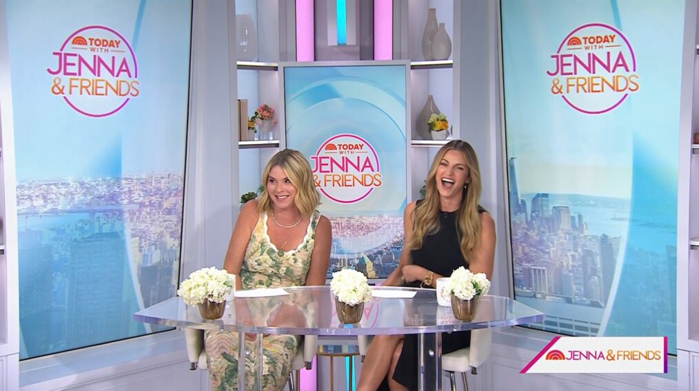 Jenna Bush Hager and Erin Andrews on the August 15, 2025, episode of NBC's 'Today With Jenna and Friends.'