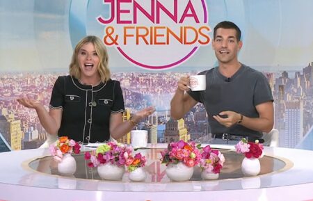 Jenna Bush Hager and Matt Rogers on NBC's 'Today With Jenna & Friends,' August 6, 2025.