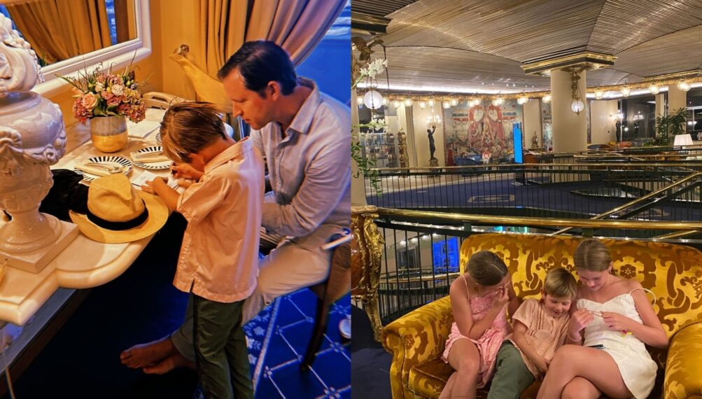 Jenna Bush Hager's family vacation in Rome Italy, son Hal Hager, husband Henry Hager, daughters Mila Hager and Poppy Hager, Instagram, August 25, 2025.
