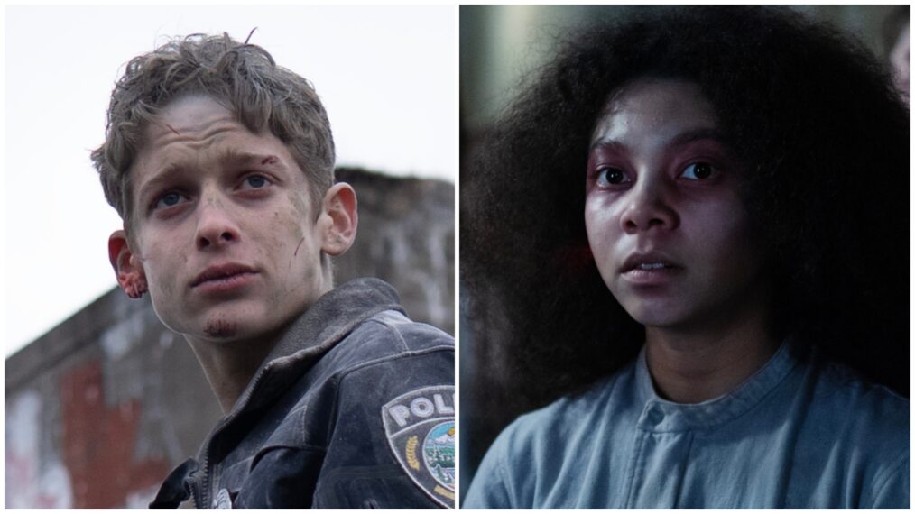 Joe Freeman and Simone Miller in The Institute