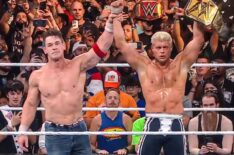 John Cena and Cody Rhodes at SummerSlam 2025