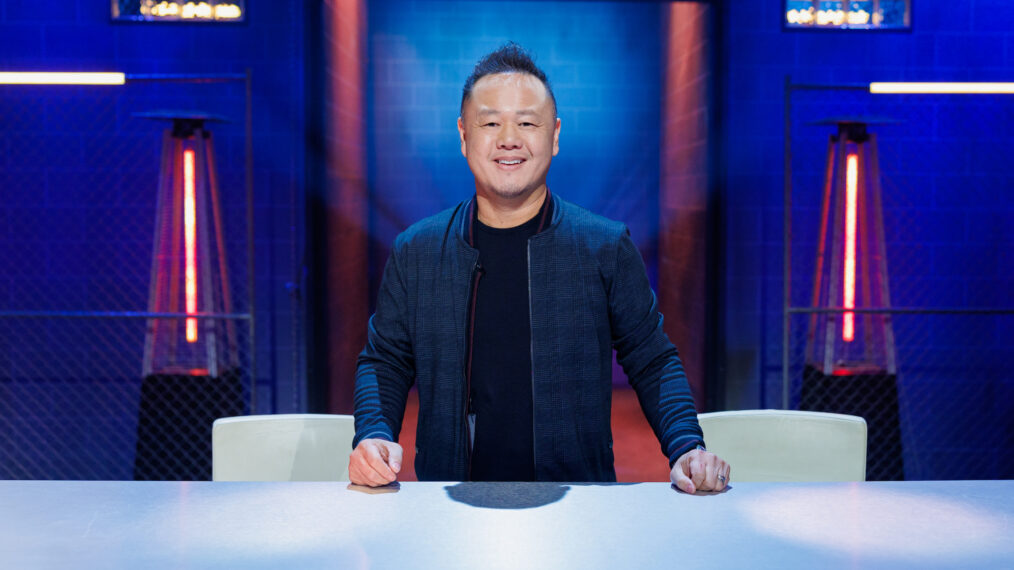 Judge Jet Tila posed to camera, as seen on Chef Grudge Match, Season 1.