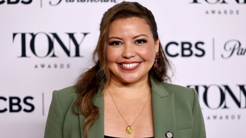 NEW YORK, NEW YORK - MAY 08: Justina Machado attends the 78th Annual Tony Awards Meet The Nominees Press Event at Sofitel New York on May 08, 2025 in New York City. (Photo by Mike Coppola/Getty Images for Tony Awards Productions)