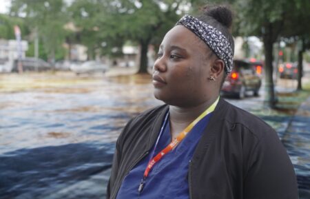 Katrina: Come Hell and High Water. Leann Williams in Katrina: Come Hell and High Water. Cr. Courtesy of Netflix © 2025