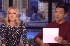 Kelly Ripa and Mark Consuelos on ABC's 'Live With Kelly and Mark,' August 11, 2025.