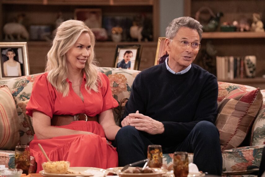 Leanne Morgan and Tim Daly as Andrew in Season 1 Episode 11 of 'Leanne'