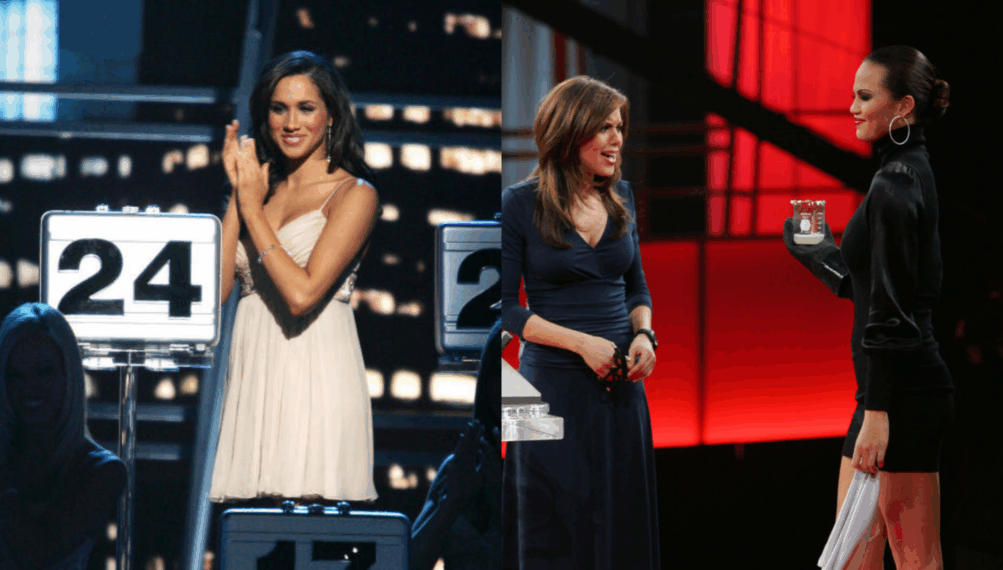 Meghan Markle and Chrissy Teigen on Season 2 of NBC's 'Deal or No Deal.'