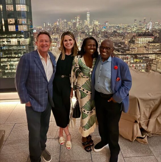 Michael Feldman, Savannah Guthrie, Deborah Roberts, and Al Roker, Instagram, August 2025.