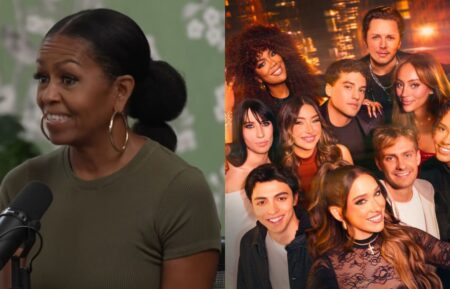 Michelle Obama; The Season 1 cast of Bravo's 'Next Gen NYC.'