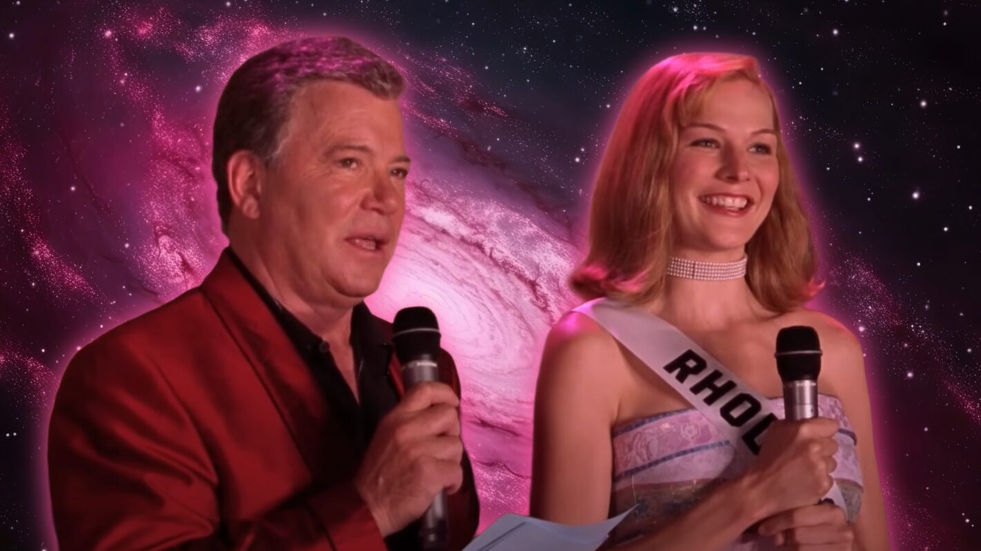 William Shatner and Heather Burns in 'Miss Congeniality'