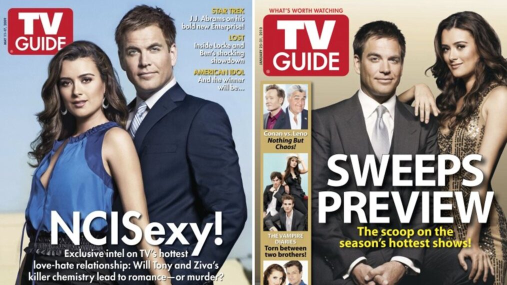 Michael Weatherly & Cote de Pablo’s 10 Best TV Guide Magazine Cover Moments