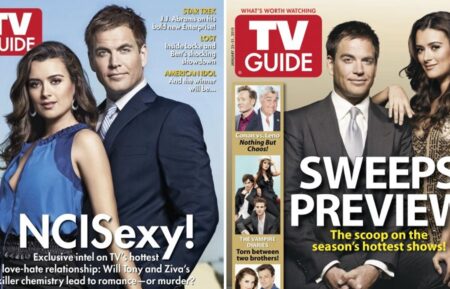 Cote de Pablo and Michael Weatherly 'NCIS' TV Guide Magazine covers