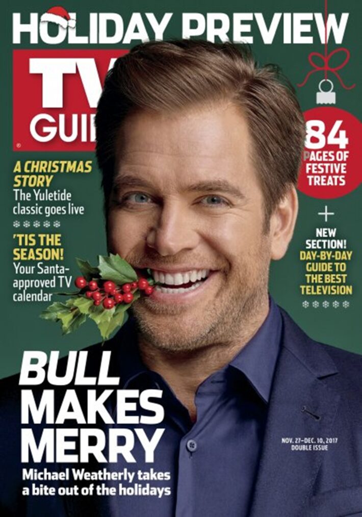 Michael Weatherly on the cover of TV Guide Magazine