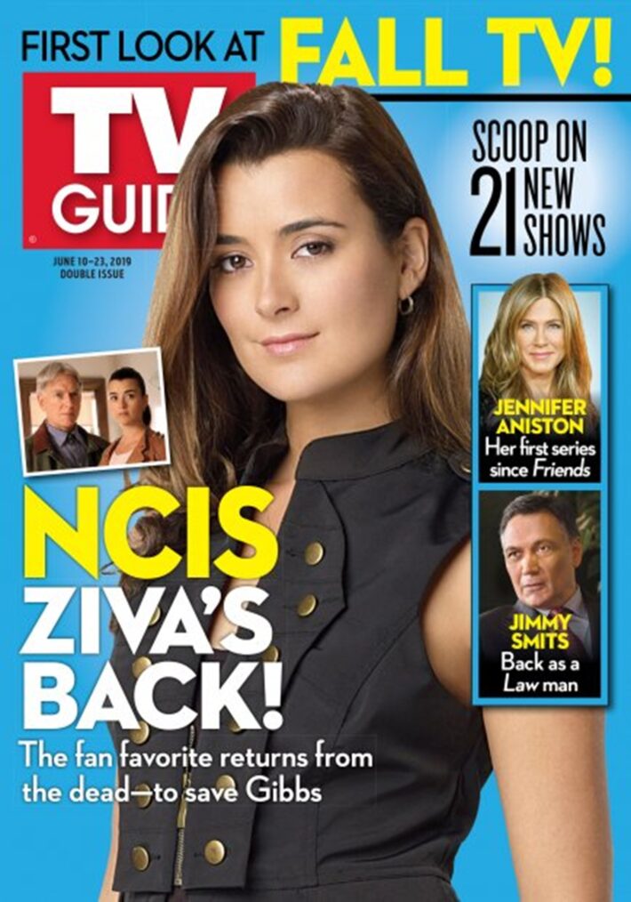 Cote de Pablo on the cover of TV Guide Magazine