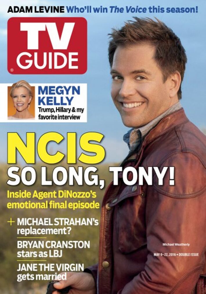 Michael Weatherly on the cover of TV Guide Magazine