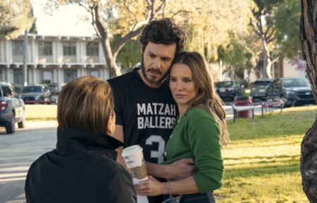 Adam Brody as Noah, Kristen Bell as Joanne in episode 202 of Nobody Wants This