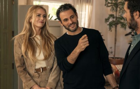 Justine Lupe as Morgan, Arian Moayed as Andy in episode 203 of Nobody Wants This