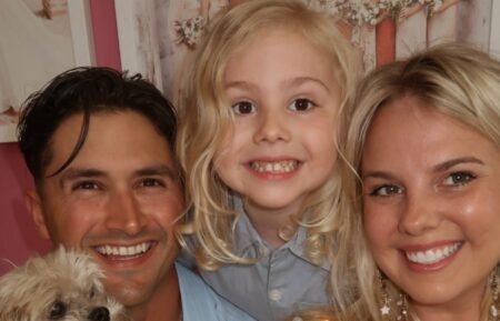 Nicole Franzel and Victor Arroyo from Big Brother with their son Arrow