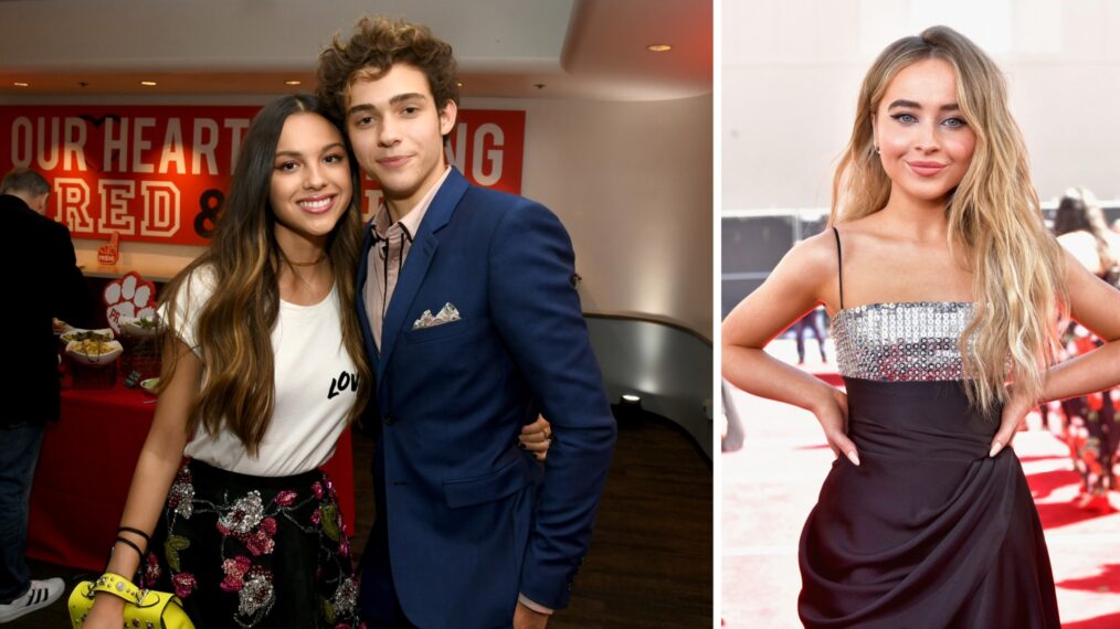 Olivia Rodrigo, Joshua Bassett, and Sabrina Carpenter