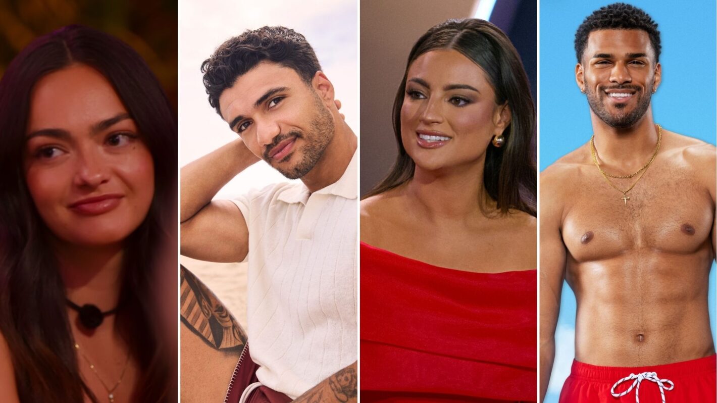 Angelique Wilcox, Jonathon Johnson, Monica Danús, and Jeremiah Brown in Swooon's Perfect Match Season 4 Dream Cast