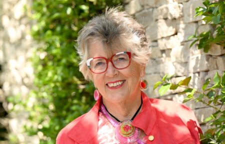 Prue Leith attends The RHS Chelsea Flower Show at Royal Hospital Chelsea on May 20, 2024 in London, England.