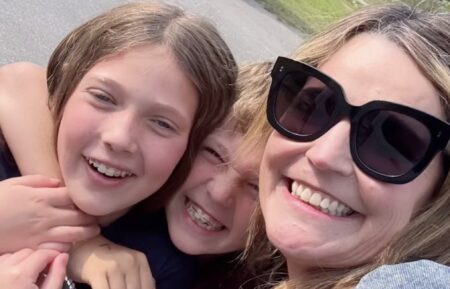 Savannah Guthrie with her kids Vale and Charley, Instagram, August 5, 2025.