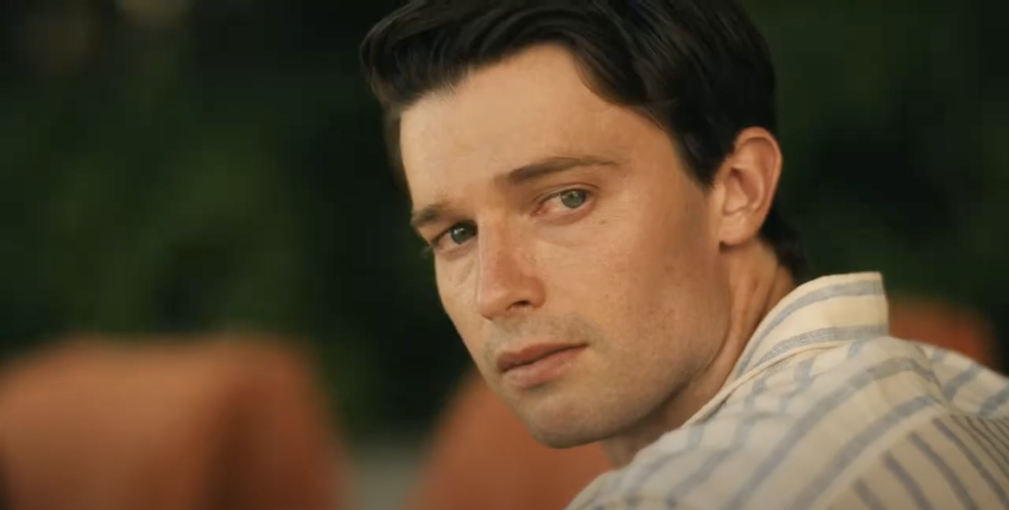 Patrick Schwarzenegger as Saxon on The White Lotus