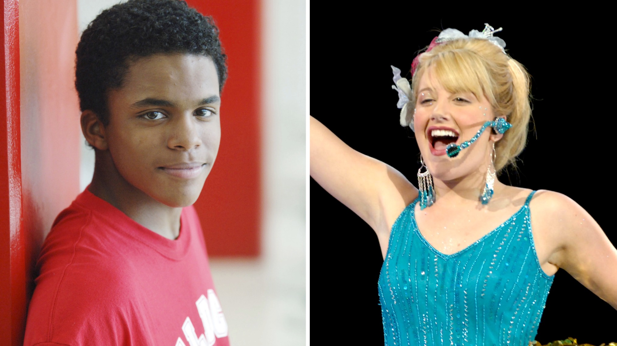 Ashley Tisdale and Chris Warren, Jr. as Sharpay and Zeke in 'High School Musical'