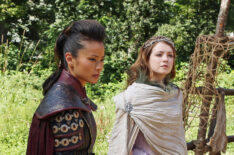 Jamie Chung and Sarah Bolger as Mulan and Sleeping Beauty in Once Upon a Time