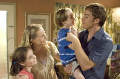 Christina Robinson, Julie Benz, Daniel Goldman, Michael C. Hall in 'Dexter' Season 1 Episode 10
