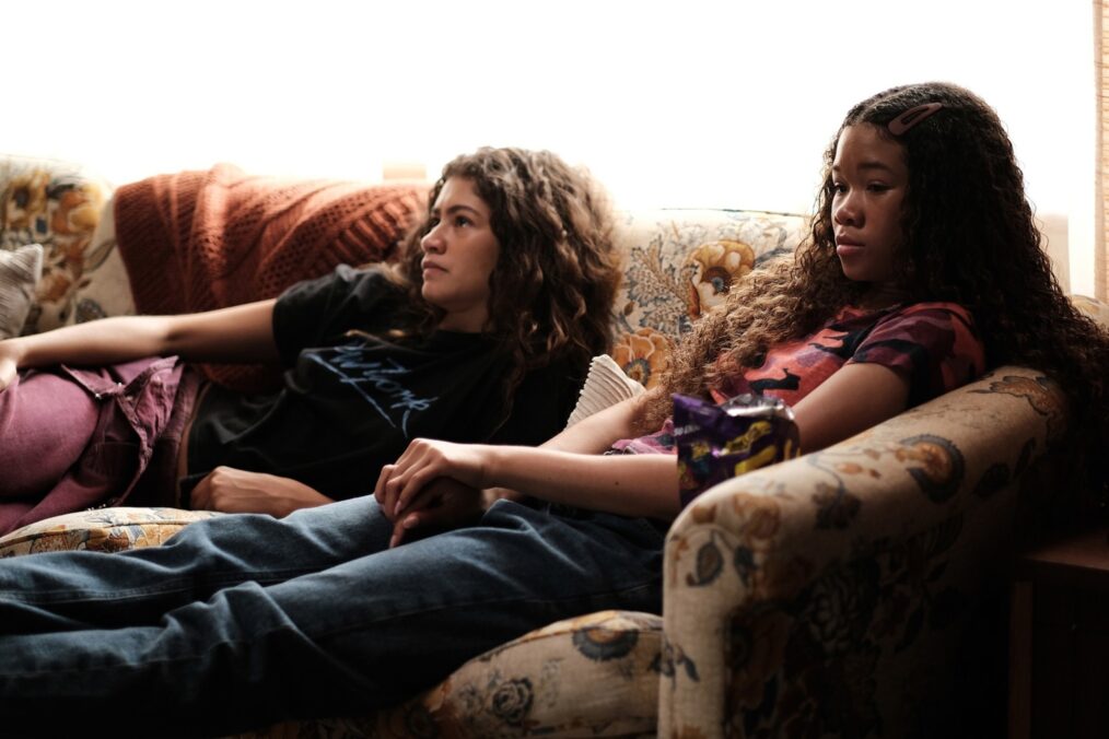 Zendaya and Storm Reid in 'Euphoria'