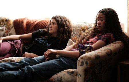 Zendaya and Storm Reid in 'Euphoria'