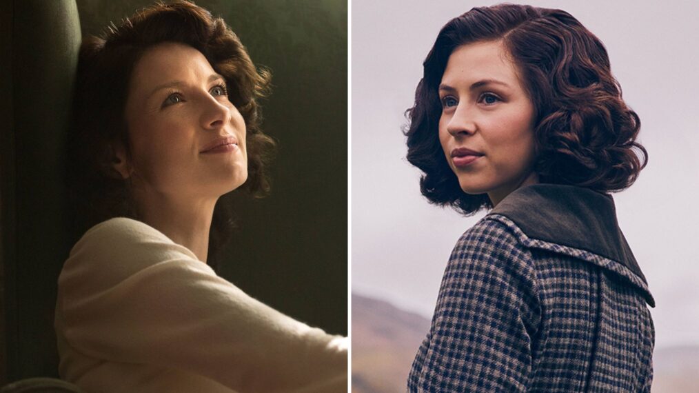 Caitriona Balfe and Hermione Corfield for 'Outlander' and 'Outlander': Blood of My Blood'