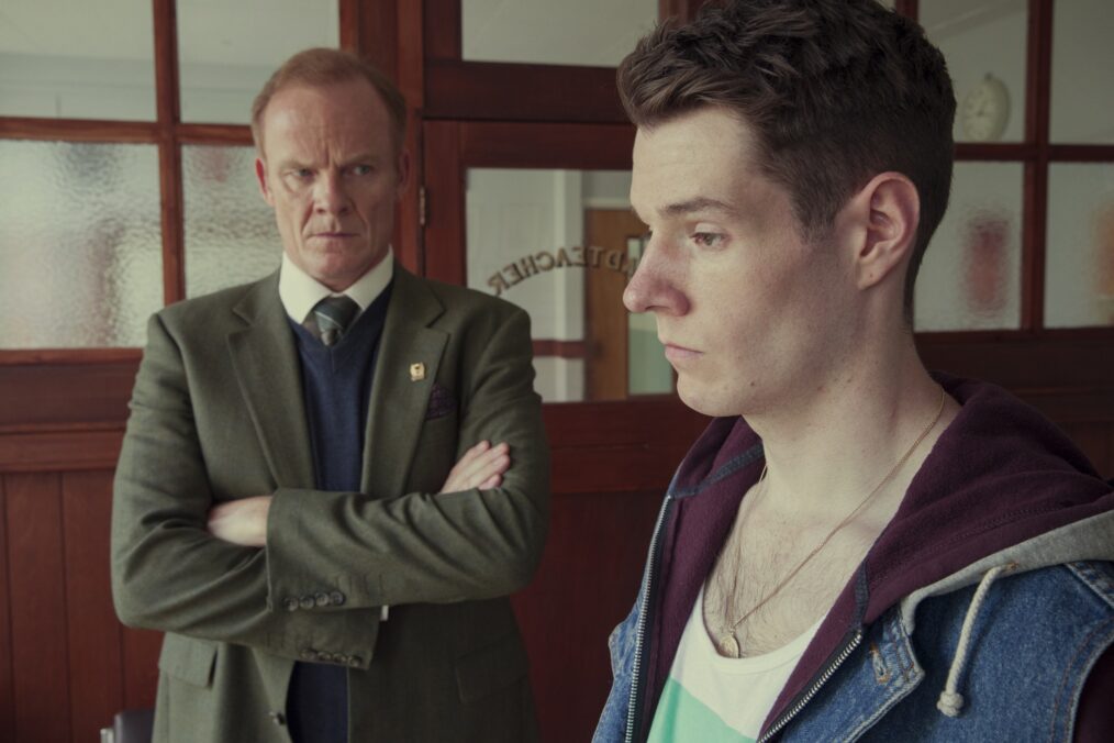 Alistair Petrie and Connor Swindells in 'Sex Education'