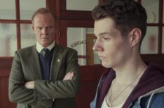 Alistair Petrie and Connor Swindells in 'Sex Education'
