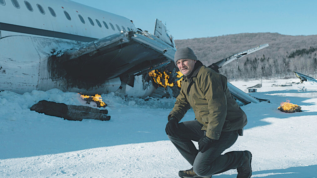 Clarke's U.S. marshal surveys the damage in The Last Frontier