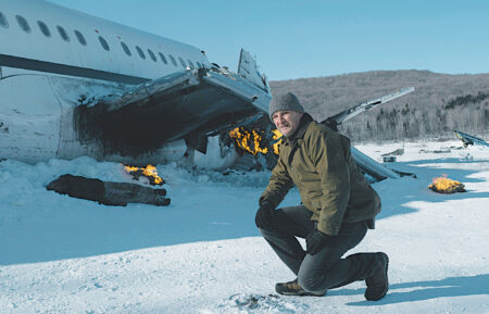 U.S. Marshal Frank Remnick (Jason Clarke) surveys the damage in 'The Last Frontier'