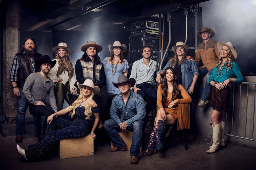 Contestants of season one of the CBS Original Series THE ROAD. Pictured (L-R): Top Row: Channing Wilson, Britnee Kellogg, Blaine Bailey, Cassidy Daniels, Forrest McCurren, Briana Adams, Adam Sanders, and Olivia Harms. Bottom Row: Jon Wood, Billie Jo Jones, Cody Hibbard, and Jenny Tolman.