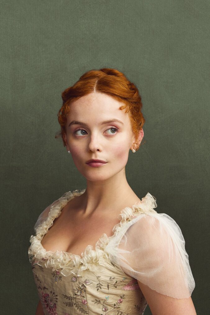 Millie Gibson as Irene Heron in 'The Forsytes' on PBS Masterpiece