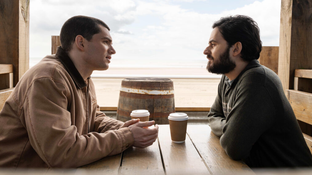 Sam (David Witts) Asif Syed (Elham Ehsas) in 'Unforgotten' Season 6