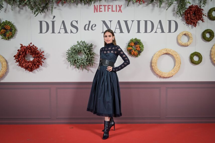 Actress Veronica Echegui poses during the special event presentation of 'Dias De Navidad' by Netflix at Palacete Fernando El Santo on November 25, 2019 in Madrid, Spain.