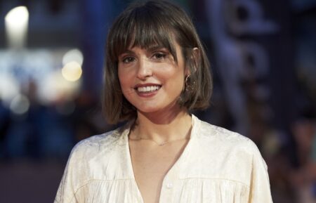 Actress Veronica Echegui attends 'El Continental' premiere at the Principal Teather during the FesTVal 2018 - Day 1 on September 3, 2018 in Vitoria-Gasteiz, Spain.