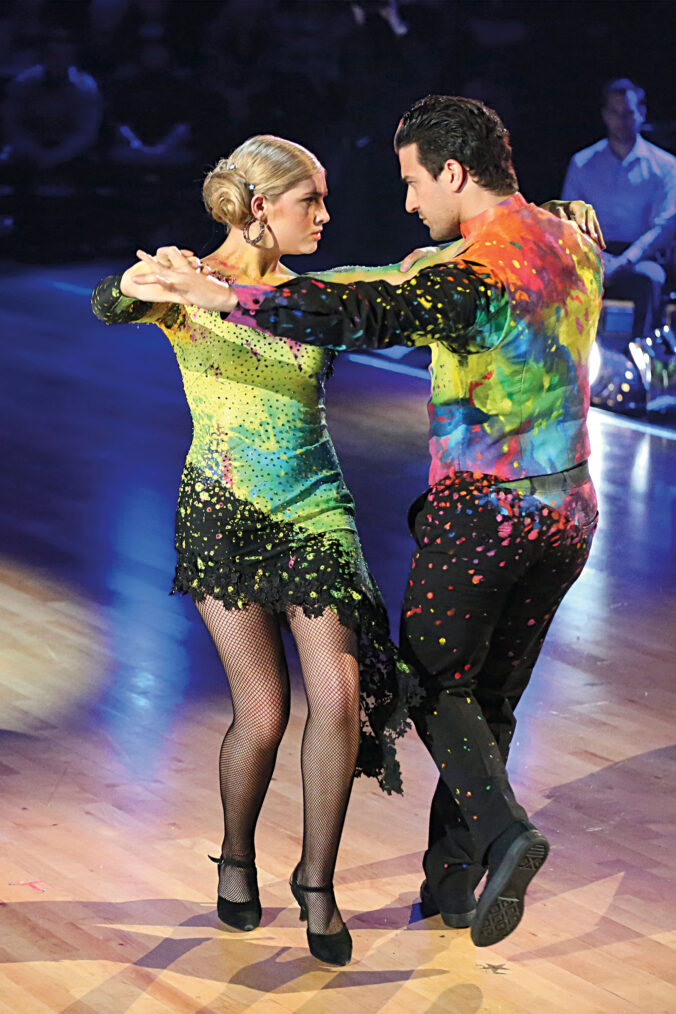 WILLOW SHIELDS, MARK BALLAS ON DWTS