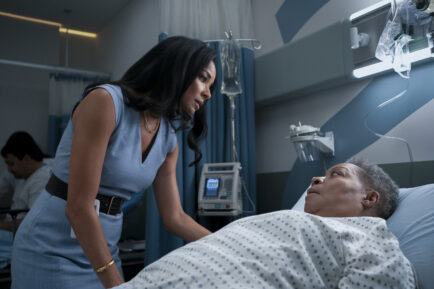 “A Son in the Oven” – Watson and the fellows spring back into action when Mary’s mother accidentally poisons herself while suffering from a rare form of dementia that is progressing with impossible speed. Meanwhile, Sherlock Holmes resurfaces after being presumed dead, on the second season premiere of WATSON, Monday, Oct. 13 (10:00-11:00 PM, ET/PT) on the CBS Television Network, and streaming on Paramount+ (live and on-demand for Paramount+ Premium plan subscribers, or on-demand for Paramount+ Essential subscribers the day after the episode airs). Pictured (L-R): Rochelle Aytes as Dr. Mary Morstan and Juanita Jennings as Elizabeth Morstan Photo: Colin Bentley/CBS ©2025 CBS Broadcasting, Inc. All Rights Reserved.
