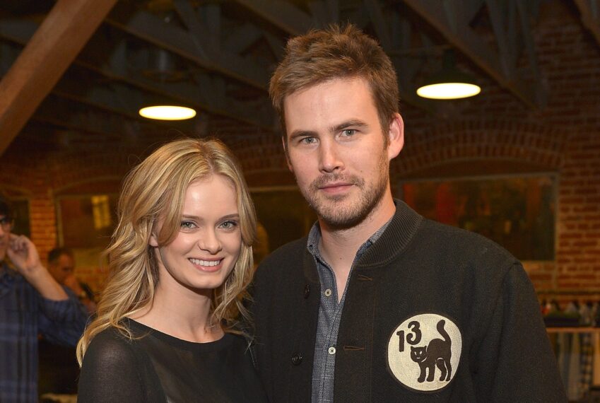 Sara Paxton and Zach Cregger attend the Lord Colin O'Neal Art Show At Confederacy Sponsored By OldSchoolNewRules.com and hosted by Krysten Ritter and Kimberly Van Der Beek at Confederacy on September 20, 2013 in Los Angeles, California. (Photo by Charley Gallay/Getty Images for Confederacy)
