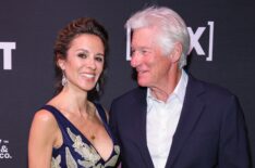 Alejandra Silva and Richard Gere attend as City Harvest Presents The 2025 Gala: Carnaval at Cipriani 42nd Street on April 22, 2025 in New York City.