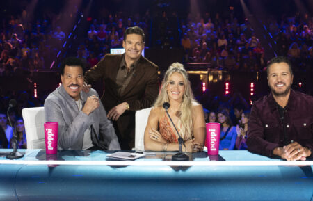 LIONEL RICHIE, RYAN SEACREST, CARRIE UNDERWOOD, LUKE BRYAN